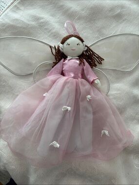 Pink Fairy Doll Plush Toy - Soft Princess Doll